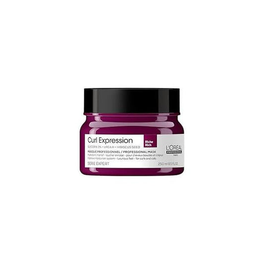 L'Oréal Professionnel Paris Curl Expression Rich Mask - For Curly and Coily Hair, Provides Intense Hydration& Definition, With Glycerin
