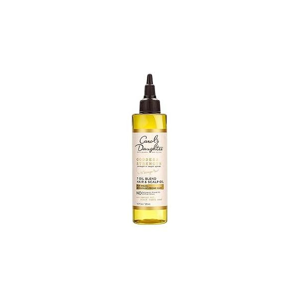 Carol's Daughter Goddess Strength 7 Oil Blend Scalp and Hair for Waves, Coils Curls, Treatment with Castor Oil, 4.2 Fl Oz