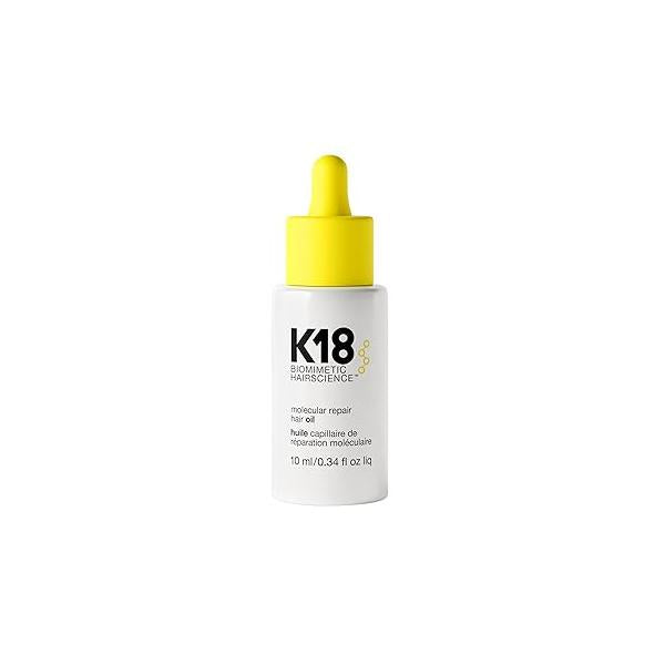 K18 Molecular Repair Hair Oil, Weightless Oil for Stronger, Healthier Hair, Suitable For All Types