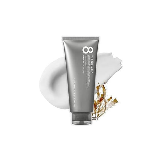 Hair Mask for Normal to Oily Women & Men, Deep Conditioner with Stem Cells Sea Water, Intensive Cream from Japan, Sulfate Paraben Free, SMOOTH, 7.05 Fl Oz