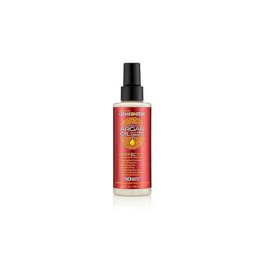 Creme of Nature, Argan Oil for Hair, Perfect 7-in-1 Leave-in Treatment, Healthy Hair with Exotic Shine, 5.1 Fl Oz (Package May Vary)