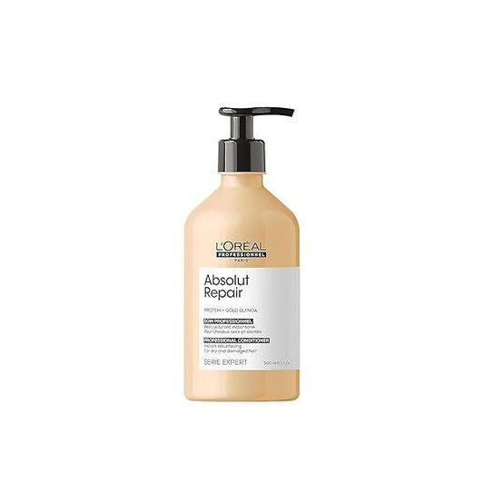 L'Oréal Professionnel Paris Absolut Repair Conditioner - Nourishing Protein Hair Treatment For Dry, Damaged Hair, Repairs Damage and Provides Shine