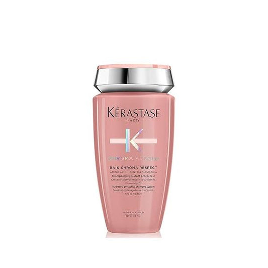 kerastase Chroma Absolute Respect Shampoo For Sensitized or Damaged Color-Treated Hair - Protects and Hydrates Fine To Medium with Glycerin Hyaluronic Acid