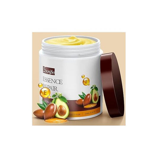 Karsell Collagen Hair Mask for Deep Conditioning, Keratin Treatment with 4 Hydrolyzed Proteins, Moroccan & Avocado Oils Conditioner Nourish, Calendula Gentian Extracts Care Dry Damaged