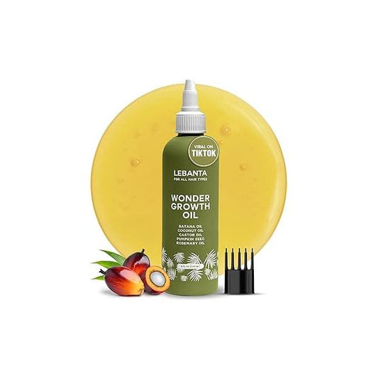 Batana Oil For Hair Growth - 100% Pure, Raw & Natural Blend With Organic Castor, Pumpkin Seed, Coconut and Rosemary Thicker, Stronger Men Women Scalp (1 Pack)