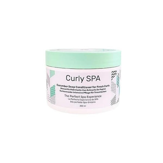 Cucumber Deep Conditioner, 12oz - Conditioning Hair Mask for Curly Hair, 100% Vegan Infused with Vitamins a SPA Experience, Humidity Fighter, Dry Damaged