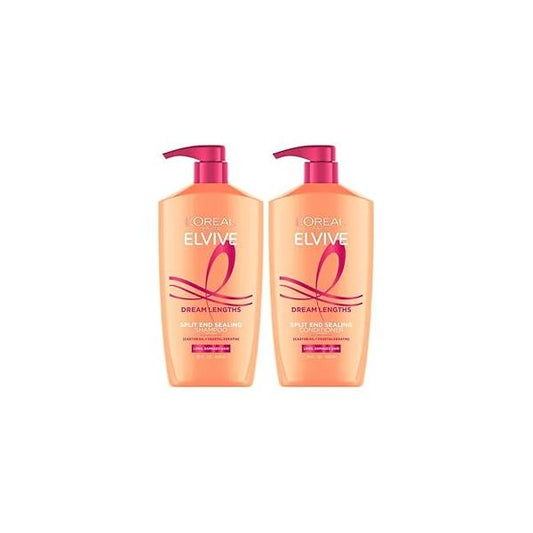 L'Oreal Paris Elvive Dream Lengths Shampoo and Conditioner Kit, Paraben Free, 1 kit
