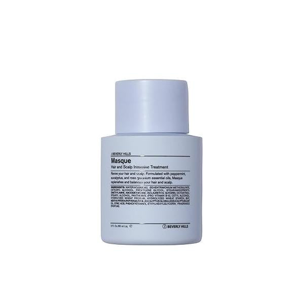 J Beverly Hills Blue Hair Mask with Eucalyptus Oil for Scalp Treatment, (3 Oz, 12 32 Oz)