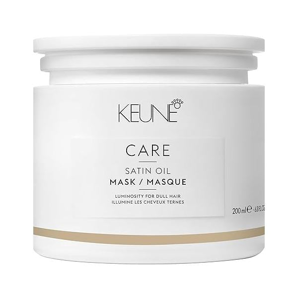 Keune Care Satin Oil Mask, Deep Moisturizing & Nourishing Treatment for All Hair Types, 6.8 Fl Oz