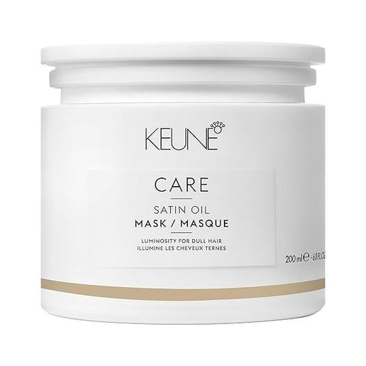 Keune Care Satin Oil Mask, Deep Moisturizing & Nourishing Treatment for All Hair Types, 6.8 Fl Oz
