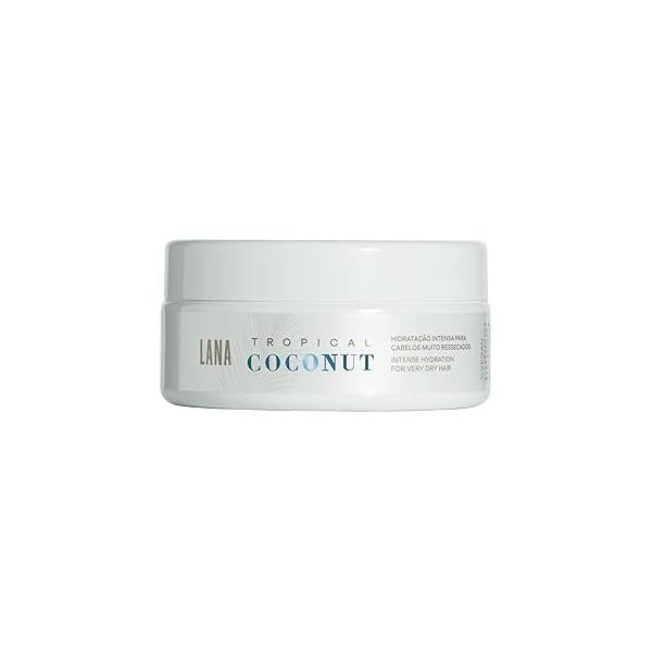 Lana Brasiles | Tropical Coconut Mask Intense Hydration For Very Dry Hair (200 gr / 7.05 oz.)