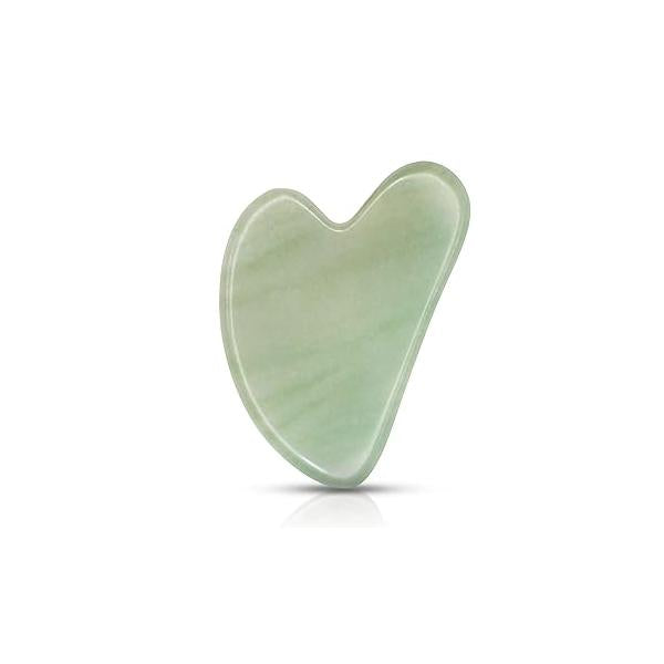 Gua Sha Facial Tools, Rose Quartz Guasha Tool for Face & Eye, Puffiness Reducing Jawline Sculpting Stone Tools Skin Care Woman GuaSha Tool, Pink