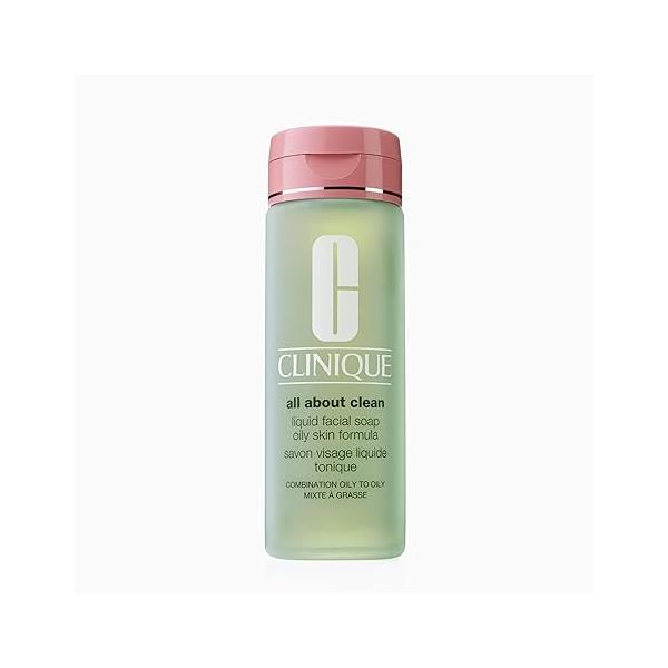 Clinique 3-Step All About Clean Liquid Facial Cleanser Soap For Oily Skin Types