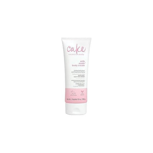 Cake Beauty, Shea Butter Body Cream Lotion For Women Dry Skin, Basic, Milk Made Indulgent, 7 Fl Oz