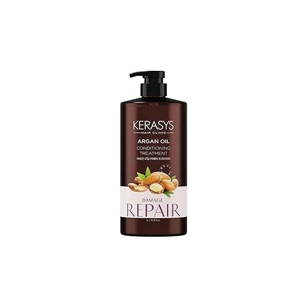 Kerasys Argan Oil Real Nature for Extremely Damaged Hair 33.8 fl oz / 1L (Treatment, 1-Pack)