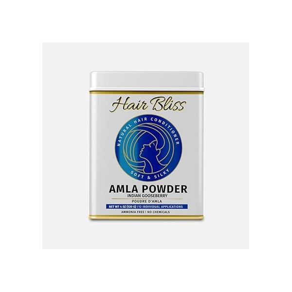 Hair Bliss Natural Brahmi Powder/Bacopa Monnieri Mask for & Skin - Anti Frizz, Shiny Hair, Smooth | 12 Herbal Conditioner Sachet (10g each) Reusable Brush Tray Pride of India