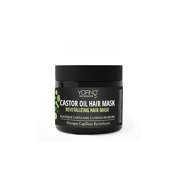 Castor Oil Mask with Biotin and Dead Sea Minerals For Strengthen Increase Hair Growth