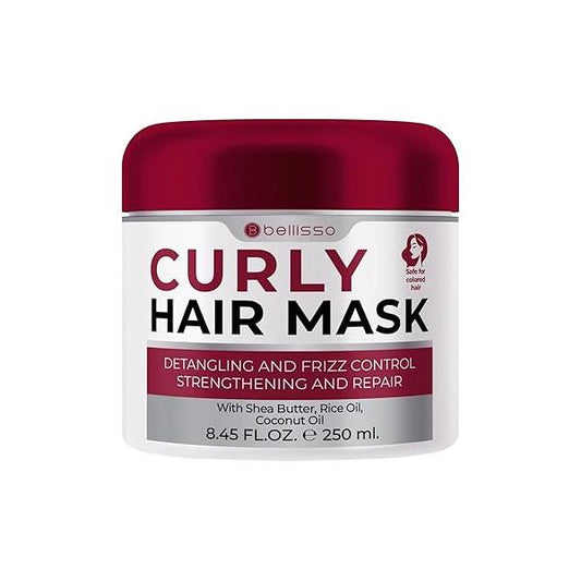 Curly Hair Mask - Deep Conditioning, Curl Enhancing Split End Repair for Women and Men Strengthening Treatment Cream Moisturizer Products Dry, Damaged, Frizzy Anti Breakage Solution